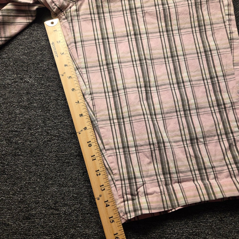 White Stag Shorts Women‎ 16 Pink Plaid Stretch Cotton Casual Preppy Summer - Picture 5 of 8